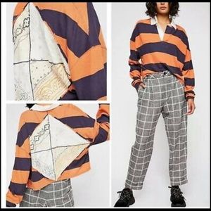 free people rugby top!